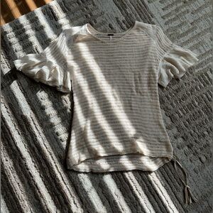 Free People woven knit blouse